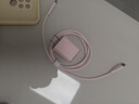 紐曼（Newmine）30W氮化鎵PD快充充電器USB+Type-C雙口充電頭+PD60WType-C數(shù)據(jù)線套裝適用蘋果16/15華為小米等粉色 曬單實(shí)拍圖