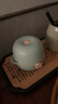 蘭亭序干泡盤(pán)日式迷你簡(jiǎn)約茶盤(pán)小型茶臺創(chuàng  )意吸水茶盤(pán)家用瀝水托盤(pán) 【國風(fēng)蘭亭序】陶瓷底吸水茶盤(pán) 曬單實(shí)拍圖