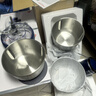 摩飛電器（Morphyrichards）絞肉機(jī) 家用套娃絞餡機(jī)碎肉機(jī) 電動(dòng)多功能輔食料理機(jī)打蒜攪拌機(jī) 不銹鋼三碗 MR9401A 曬單實(shí)拍圖