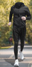 海因里希品牌夏季速干運動套裝男戶外晨跑健身衣服馬拉松跑步訓(xùn)練服套裝 七件套黑色【吸汗 速干 透氣】 XL 115-130斤 曬單實拍圖