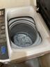 志高（Chigo）6.5公斤家用全自動(dòng)洗衣機(jī)藍(lán)光洗護(hù)租房公寓智能波輪洗脫一體機(jī)帶風(fēng)干功能XQB65-818A寶石灰 曬單實(shí)拍圖