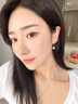 Jay時尚仿珍珠耳環(huán)女耳墜耳飾耳夾女無耳洞送女生七夕情人節(jié)禮物老婆 耳夾款 曬單實拍圖