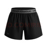 安德瑪（UNDERARMOUR）春夏Tech Play Up女子5英寸輕便訓練運動短褲1389884 黑色001 XL 曬單實拍圖
