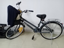 飛鴿（FLYING PIGEON）自行車成人通勤車自行車學(xué)生單車成人自行車通勤自行車城市公路車 標配藍|單速+雙碟剎+充氣胎+禮包 26寸|身高160-185cm 曬單實拍圖