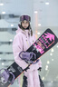 酷峰滑雪服極光雪季新款專業(yè)3L女男單雙板保暖外套雪服雪褲裝備套裝 粉躍上衣【3L單層】 S 曬單實拍圖