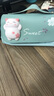 解壓筆袋文具盒小學(xué)生可愛文具包小女孩手提花邊筆袋新款流行高顏值少女心鉛筆盒女生雙層鉛筆袋 解壓款 藍(lán)色萌貓 曬單實(shí)拍圖