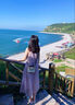 緋垚掛脖連衣裙子女夏季海邊度假仙女新款氣質(zhì)粉色沙灘無袖長裙 【粉色長款】 M 曬單實(shí)拍圖