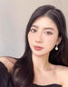 BJYLS999足銀耳釘人造珍珠耳環(huán)女2025高級養(yǎng)耳洞耳墜氣質(zhì)純銀耳飾禮物 一對 曬單實拍圖