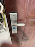 虎頓（HOTUN）不銹鋼防盜門(mén)把手面板不分左右通用型防盜門(mén)鎖把手FDM-05B本色拉絲 曬單實(shí)拍圖