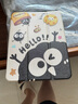 QBOSS適用ipad11/10保護(hù)套Air7/6/5帶筆槽蘋果9/8/7代平板保護(hù)殼Pro任意旋轉(zhuǎn)11寸防摔2025新5/6卡通毛球 曬單實(shí)拍圖