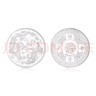 中國珠寶 SINO GEM足銀9999純銀白銀投資銀幣銀條錠銀塊碎銀子收藏儲值送生日禮物 龍鳳呈祥銀幣10g【官方正品】 曬單實(shí)拍圖