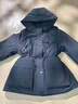 鴨鴨工裝羽絨服女2025冬季新款中長(cháng)款收腰顯瘦韓版保暖派克服外套 落日橙色 M (建議100-130斤) 曬單實(shí)拍圖