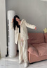 鴨鴨中長(zhǎng)款羽絨服女2025冬季新款時(shí)尚休閑潮流保暖連帽韓版小個(gè)子外套 藕粉色 M (建議110-130斤) 曬單實(shí)拍圖