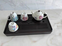 瀾春江茶盤茶海黑檀木家用辦公室胡桃實(shí)木小型蓄水儲(chǔ)水式干泡臺(tái)茶臺(tái)托盤 黑檀木茶盤 【長(zhǎng)48cm 寬27cm 高5.8cm】 曬單實(shí)拍圖