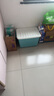 得力(deli)防水防塵證件收納包 家用大容量多功能文件袋文件包事務(wù)包收納箱內(nèi)置PP隔板 三層 灰色   曬單實(shí)拍圖
