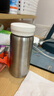 無印良品  MUJI 不銹鋼保溫保冷馬克杯 便攜式 水杯MD83CC0A 銀色 200mL 曬單實拍圖