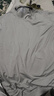 秋鹿睡衣男士25夏季純棉短袖五分褲家居服套裝 麻灰【莫代爾】 3XL 曬單實(shí)拍圖