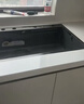 JOMOW5MM厚鯨魚瀑布飛雨廚房水槽大單槽數(shù)顯304不銹鋼蜂窩洗菜盆一體盆 黑75*45鯨魚套餐-左下水/5MM頂厚 曬單實拍圖