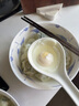 斯凱綈（Sky Top）大號湯勺陶瓷飯勺子餐勺骨瓷家用酒店餐具純白亨利大調(diào)羹1件裝 曬單實拍圖