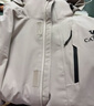 駱駝（CAMEL）戶外沖鋒衣三合一可拆防水登山服3514淺卡其,男女款M 曬單實(shí)拍圖