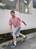 AJMG正品藍莓經(jīng)典板鞋男女款2025新款春季情侶美式三杠阿甘休閑運動鞋 藍莓色 42 曬單實拍圖