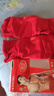 浪莎（LangSha）男士大紅色純棉三角內褲本命年新年結婚全棉短褲男喜慶中腰褲頭 100%棉大紅男三 2條 3XL 185（建議150-180斤） 曬單實(shí)拍圖