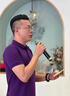 鑫俊達業(yè)（XinJunDaYe）夏季紫色絲光棉翻領(lǐng)文化polo衫工作服定制印logo企業(yè)團建短袖T恤 【高端棉質(zhì)面料】—紫色 2XL 曬單實(shí)拍圖