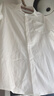 名創(chuàng  )優(yōu)品（MINISO）冰絲襯衫男夏季輕薄透氣涼感短袖oversize寬松顯瘦襯衣 白 3XL 曬單實(shí)拍圖