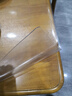 透明桌墊pvc軟玻璃花型桌布桌面保護(hù)墊防水防油臺(tái)布餐桌茶幾書(shū)桌 磨砂3.0厚1.6mm【出口品質(zhì)】 80*130cm 曬單實(shí)拍圖
