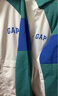 Gap男女裝2025春季新款防潑水印花logo撞色常規(guī)連帽外套722859 白色 L (175/96A) 亞洲尺碼 曬單實拍圖