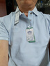 夢(mèng)特嬌（MONTAGUT）夏季男士商務(wù)短袖polo衫翻領(lǐng)含桑蠶絲涼感T恤透氣 水藍(lán) L/50  曬單實(shí)拍圖