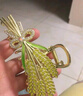 鉑吶苓麥穗發(fā)夾金屬抓夾后腦勺頭飾鯊魚夾高級感盤發(fā)神器生日禮物送女友 穗穗平安抓夾【禮盒裝】 曬單實拍圖
