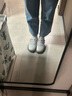 他她（TATA）瑪麗珍女鞋糖豆鞋2025秋新款商場同款淺口女時(shí)尚厚底鞋CJ201CQ5 米白 36 曬單實(shí)拍圖