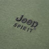 JEEP SPIRIT短袖t恤男2025夏季新款寬松休閑透氣打底衫圓領(lǐng)純色速干上衣汗衫 軍綠色 XL 曬單實(shí)拍圖