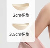 幸棉外擴內(nèi)衣女無尺碼小胸聚攏無痕蜜桃漫畫胸文胸軟支撐胸罩 膚色 F 曬單實拍圖
