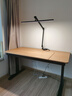 小半電動(dòng)升降書(shū)桌中古櫻桃木辦公桌電腦桌家用站立工作臺 曬單實(shí)拍圖