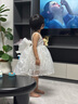 G.DUCKKIDS公主裙女童連衣裙洛麗塔兒童裙子女孩生日禮服六一主持婚紗演出服 裙子包含拖尾蓬蓬裙 110 （建議身高100cm 4-5歲）cm 曬單實(shí)拍圖