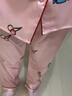 莫代爾桑蠶絲綢睡衣春夏季短袖長(cháng)褲套裝女夏薄款真絲家居服大碼兩件套裝 HGC-短長(cháng)女款粉紅彩虹糖 XL (120-135)斤 曬單實(shí)拍圖