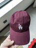 美職棒（MLB）男女復(fù)古可調(diào)節(jié)軟頂運(yùn)動(dòng)棒球帽休閑遮陽(yáng)鴨舌帽情侶CP77/CP66 酒紅LA小標(biāo)【CP77-07WIS】 均碼 曬單實(shí)拍圖