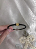 老鳳祥六字真言黃金手鏈男女款足金轉(zhuǎn)運(yùn)珠手繩飾品情人節(jié)生日禮物送男友 六字真言手鏈 約0.3g 曬單實(shí)拍圖