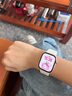Apple/蘋果 Watch Series 10 智能手表GPS款42毫米玫瑰金色鋁金屬表殼淡桃粉色運動型表帶S/M MX1R3CH/B 曬單實拍圖