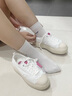 UIWI 小白鞋女厚底百搭板鞋休閑鞋輕便舒適毛絨風(fēng)明星同款增高女鞋 奶白U947 38 （建議拍大一碼） 曬單實(shí)拍圖