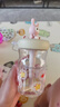 babycare恐龍吸管水杯大童3歲+兒童水杯 萌萌兔冷萃杯 500ml 晨光黃 曬單實(shí)拍圖