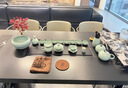 暢璽景德鎮茶具套裝高端冰裂釉青瓷功夫茶具家用輕奢辦公室泡茶壺送禮 定青黃【祥龍壺-16頭+六君子】 曬單實(shí)拍圖