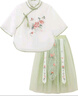 笛莎（DEESHA）笛莎童裝女童優(yōu)雅氣質(zhì)套裝夏裝中大童蘇博聯(lián)名新中式套裝 曬單實拍圖