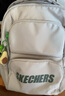 斯凱奇（Skechers）雙肩包男女同款學(xué)生經(jīng)典紅色書(shū)包時(shí)尚大容量休閑運(yùn)動(dòng)旅行通勤背包 月球灰/00MV 曬單實(shí)拍圖