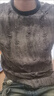 暢登夏季新款輕奢高品質(zhì)男士滿天星短袖T恤潮流亮片漸變燙鉆破洞上衣 咖色 【T398】 L 曬單實(shí)拍圖