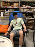 Hush Puppies【順滑絲光】暇步士男裝2025夏季新款經(jīng)典基礎款短袖圓領(lǐng)衫 蕁麻酒綠 L 曬單實(shí)拍圖