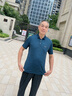 皮爾卡丹高端爸爸夏裝冰絲男士短袖套裝夏季新款中老年人運動(dòng)兩件套父親節 (717款)群青 2XL【建議141-158斤左右 】 曬單實(shí)拍圖