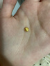 真愛?福如金禮物網(wǎng)紅黃金小金豆AU9999足金投資黃金豆豆實心真金豆子存錢 1g金豆（1 克）無證書送瓶子 曬單實拍圖